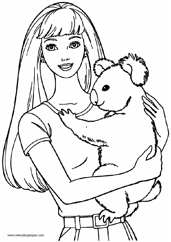 Dibujos E Imagenes De Barbie Para Colorear Pintar Pictures