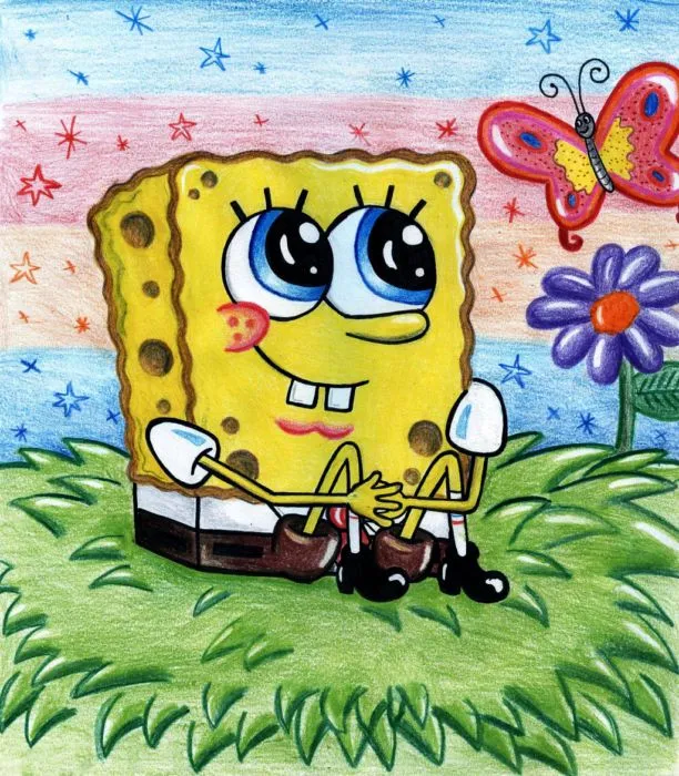 Dibujos e imágenes de bob esponja para dibujar