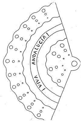 Dibujos para imprimir y colorear: Abánicos para colorear