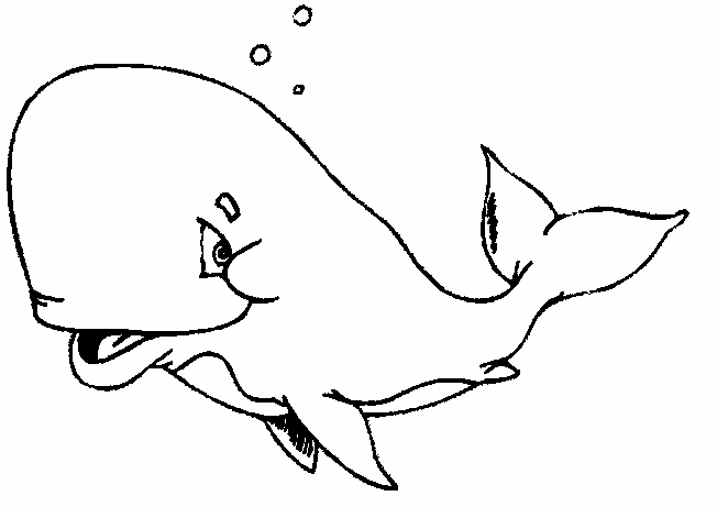 Dibujos para imprimir y colorear: Ballenas para colorear