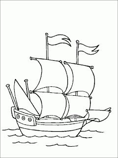 Dibujos para imprimir y colorear: Barcos para colorear