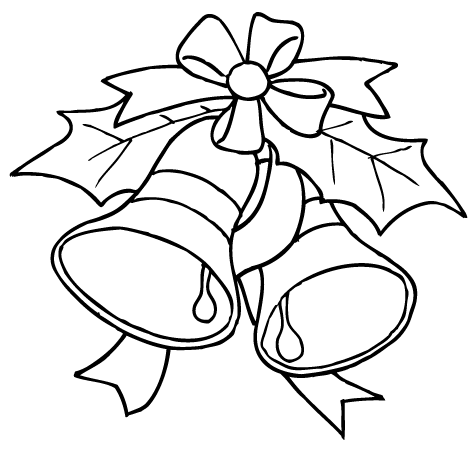 Dibujos para imprimir y colorear: Campana para colorear