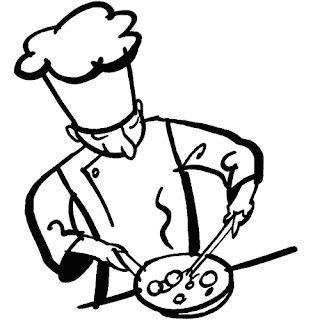 Dibujos para imprimir y colorear: Cocineros para colorear