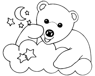 Dibujos para imprimir y colorear: Osos para colorear