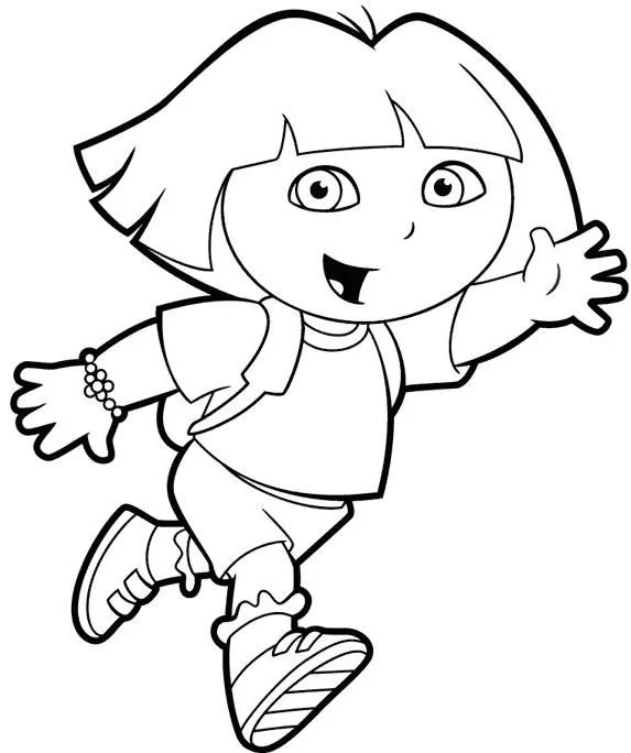 Dora la Exploradora en blanco y negro - Imagui