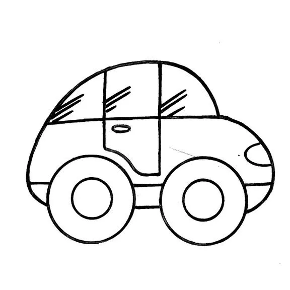 Dibujos infantiles: Dibujo infantil coche