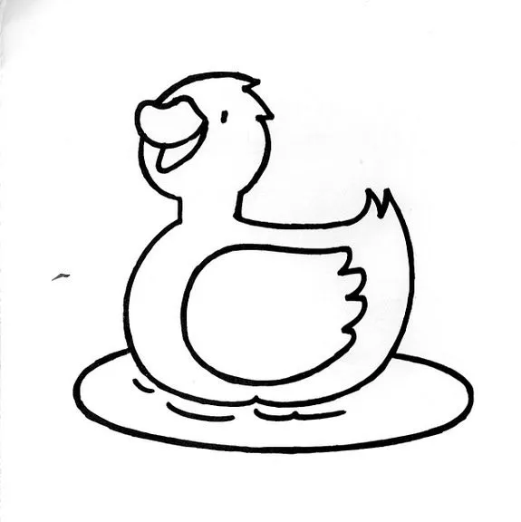 Dibujos infantiles: Dibujo infantil patito