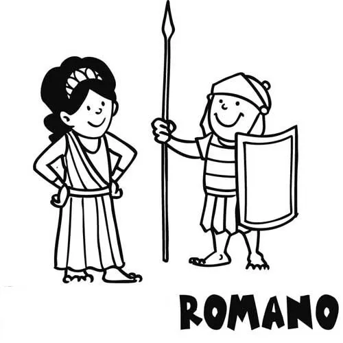 Dibujos infantiles de romanos - Imagui