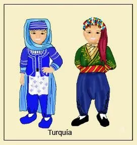 DIBUJOS INFANTILES DE TRAJES TIPICOS