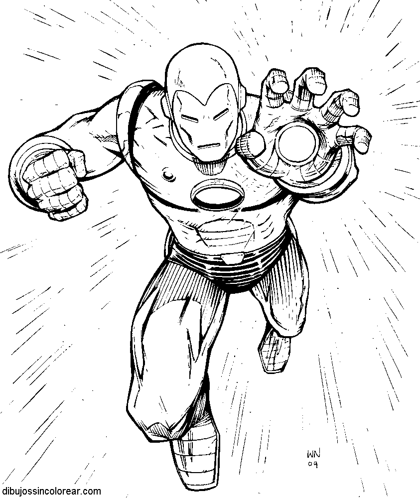 Dibujos para colorear e imprimir de iron man - Imagui