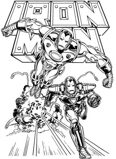 Dibujos de Iron Man - Para Imprimir Gratis - ParaImprimirGratis.