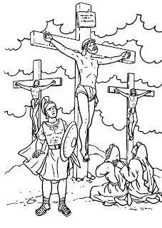 LAMINAS PARA COLOREAR - COLORING PAGES: Dibujos de Jesus para Colorear