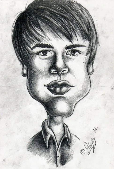 Dibujos de justin bieber en caricatura - Imagui