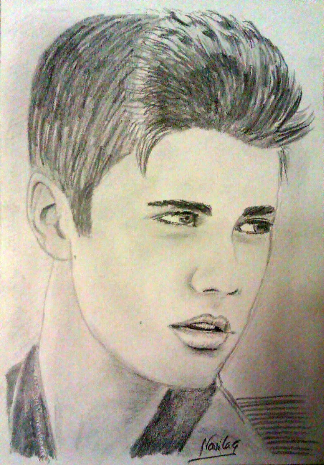 Dibujos de justin bieber a lapiz - Imagui