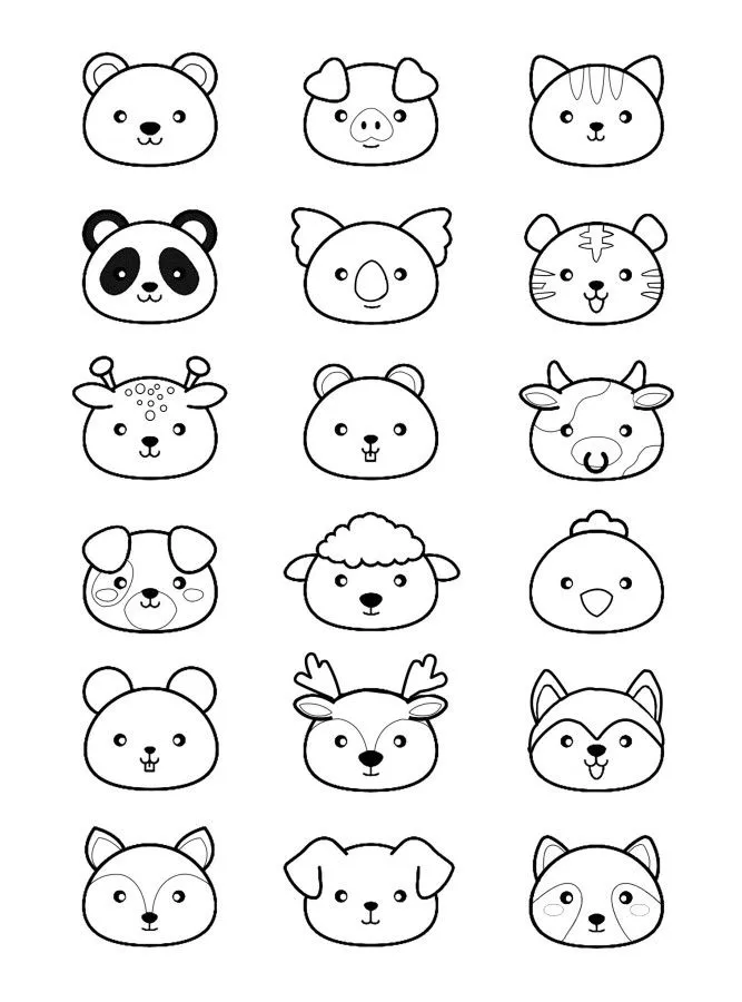 ▷ Dibujos Kawaii para colorear - Colorear24.com