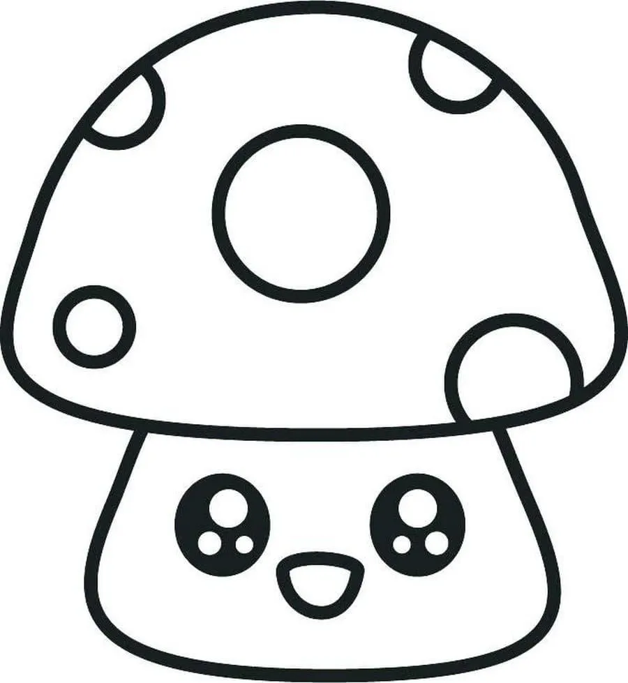 Dibujos de Kawaii para Colorear. Imprimir caracteres inusuales | Раскраски,  Легкие рисунки, Милый рисунок