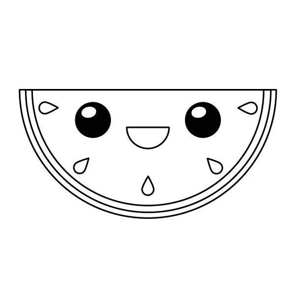 Dibujos Kawaii de Comida para colorear, descargar e imprimir | Colorear  imágenes