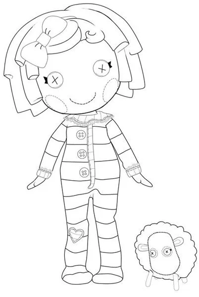 Dibujos lalaloopsy para colorear - Imagui