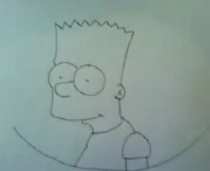 Dibujos a lapiz de bart Simpson - Imagui