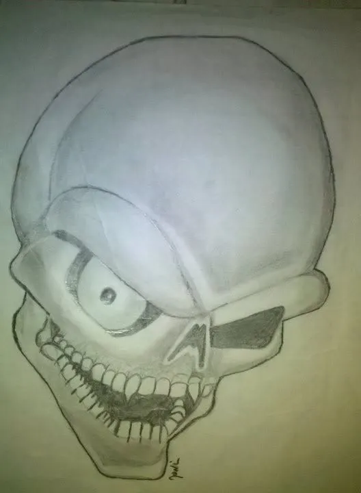 Dibujos a lápiz de calaveras | Dibujos a lapiz