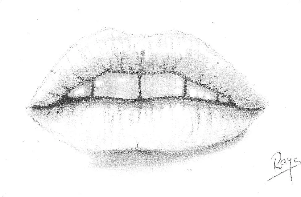 Dibujos a lápiz de labios | Dibujos a lapiz