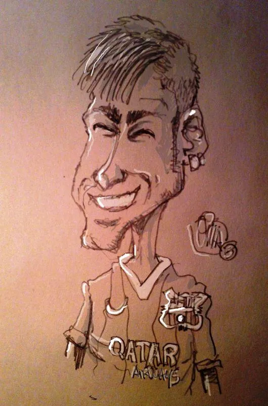 Neymar dibujo a lapiz - Imagui