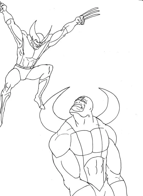 Dibujos a lápiz de Wolverine - Dibujos a lapiz