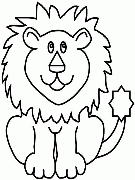 Dibujos de Leoncitos para Colorear | Dibujos para Niños