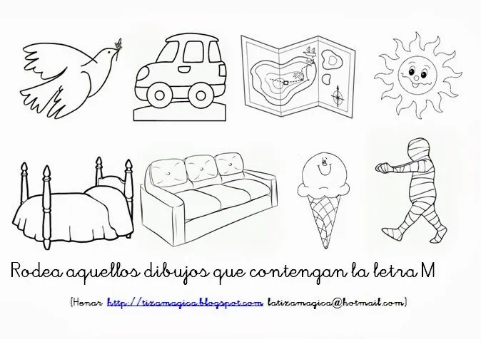 Dibujos que tengan la letra m - Imagui