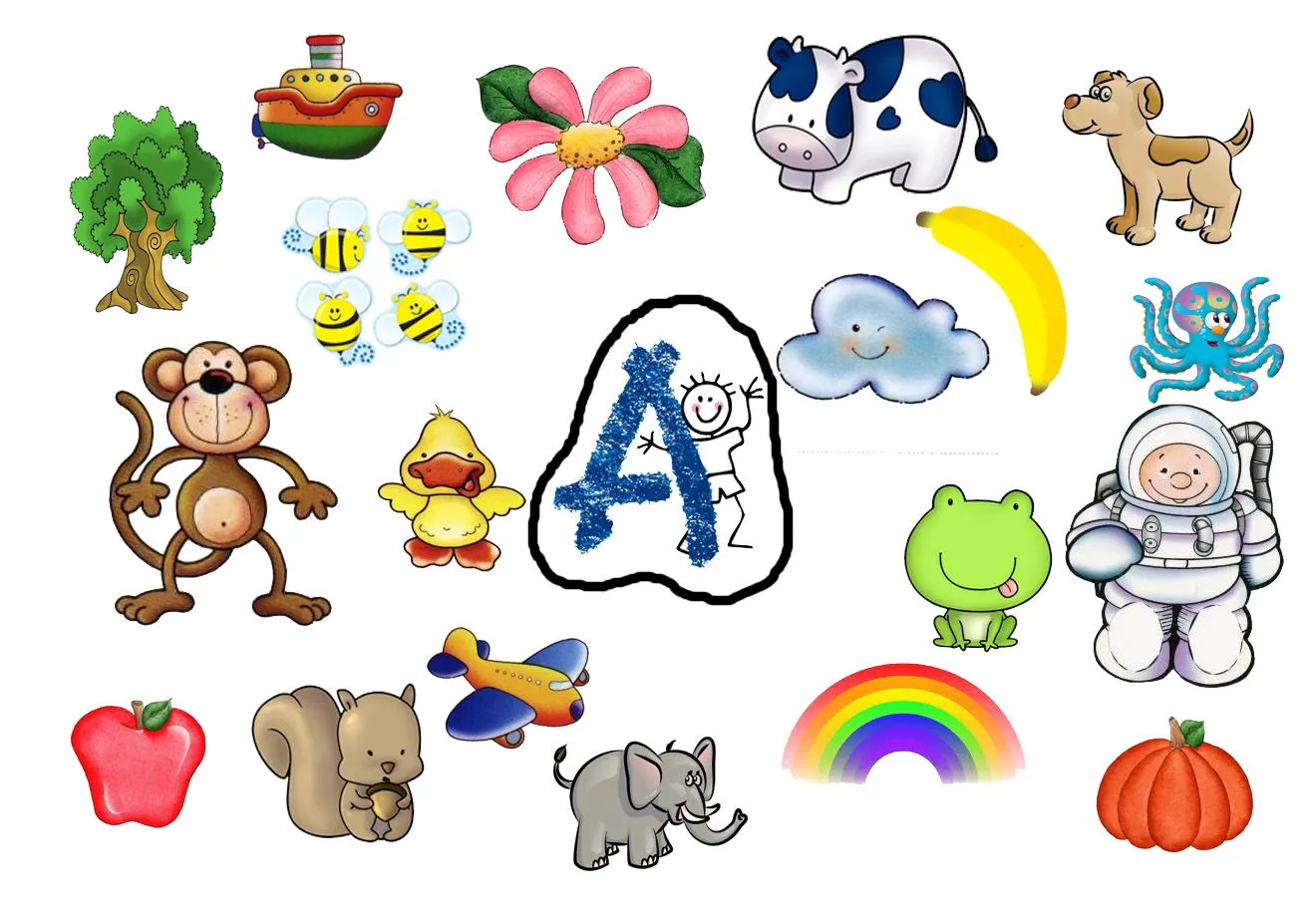 Dibujos con la letra a - Imagui