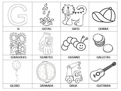 Dibujos con la letra G - Imagui