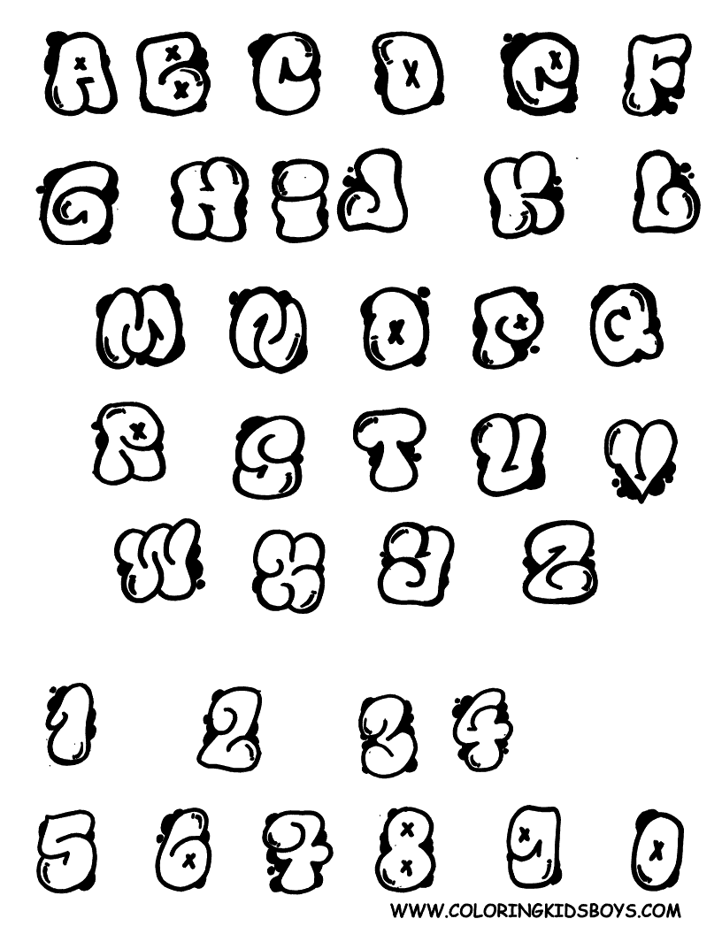 Dibujos de Letras