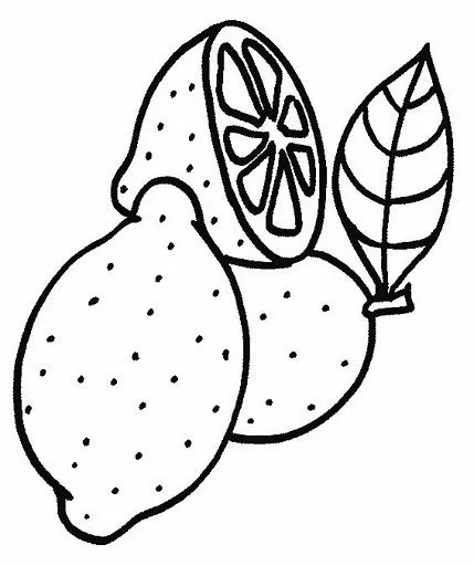 Imagen para colorear de limon - Imagui