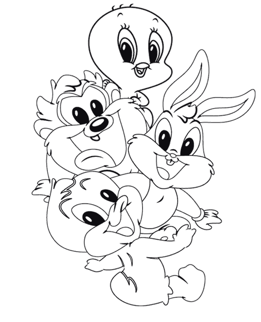 Dibujos de los looney tunes para colorear de bos bony - Imagui