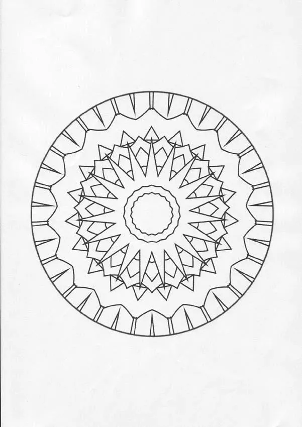 Dibujos de MANDALA ESTRELLA para colorear - Mandala Estrella ...