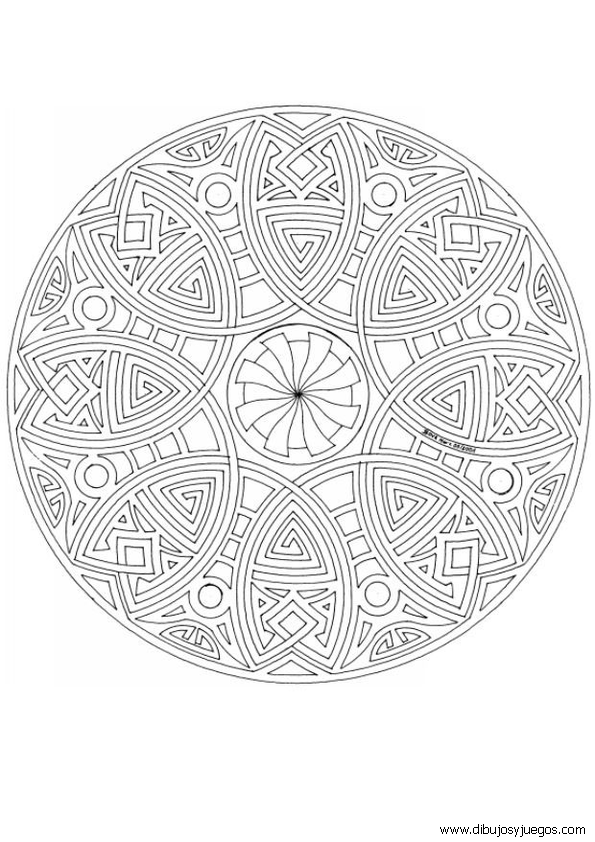 dibujos-mandalas-complejos-062 | Dibujos y juegos, para pintar y ...