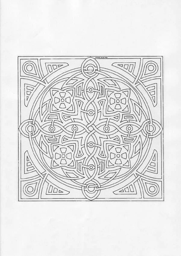 Dibujos de MANDALAS para imprimir - Mandala Mosaicas