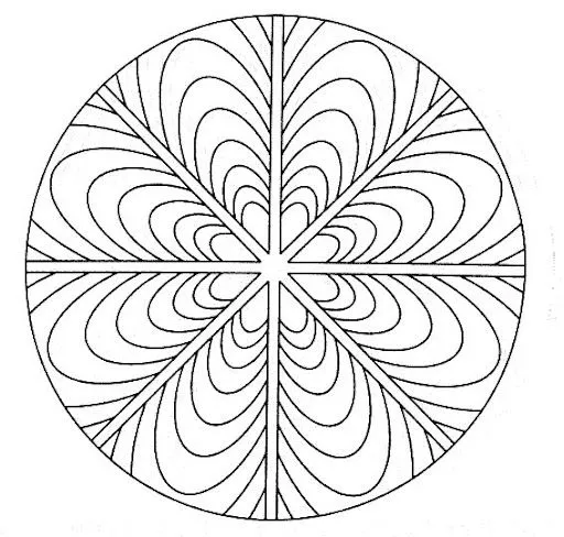 DIBUJOS DE MANDALAS PARA PINTAR DE MIL COLORES