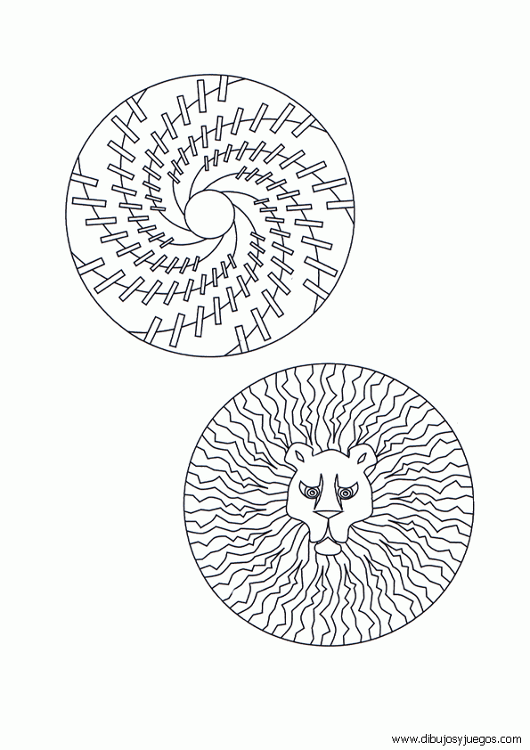 dibujos-mandalas-simples-182 | Dibujos y juegos, para pintar y ...