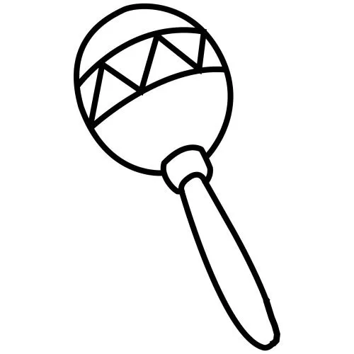 DIBUJOS DE MARACAS PARA COLOREAR | Dibujos para colorear