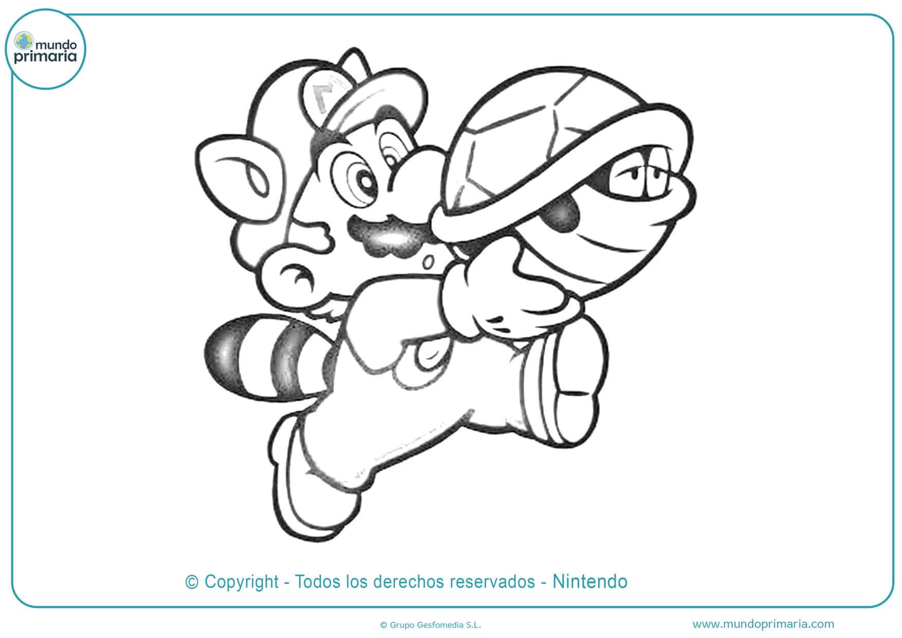 Dibujos de Mario Bros para Colorear - Mundo Primaria