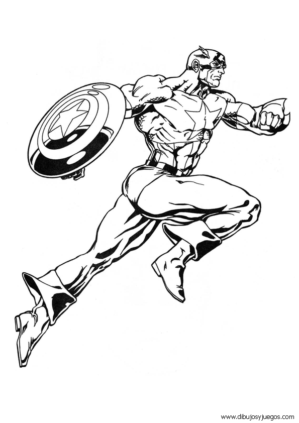 dibujos-marvel-comic-008 | Dibujos y juegos, para pintar y colorear