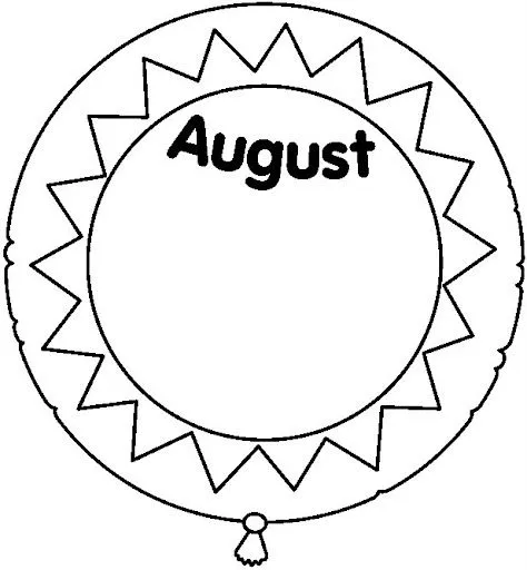 DIBUJOS DE LOS MESES DEL AÑO EN INGLES PARA PINTAR