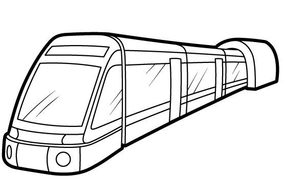 Dibujos del metro para colorear - Imagui