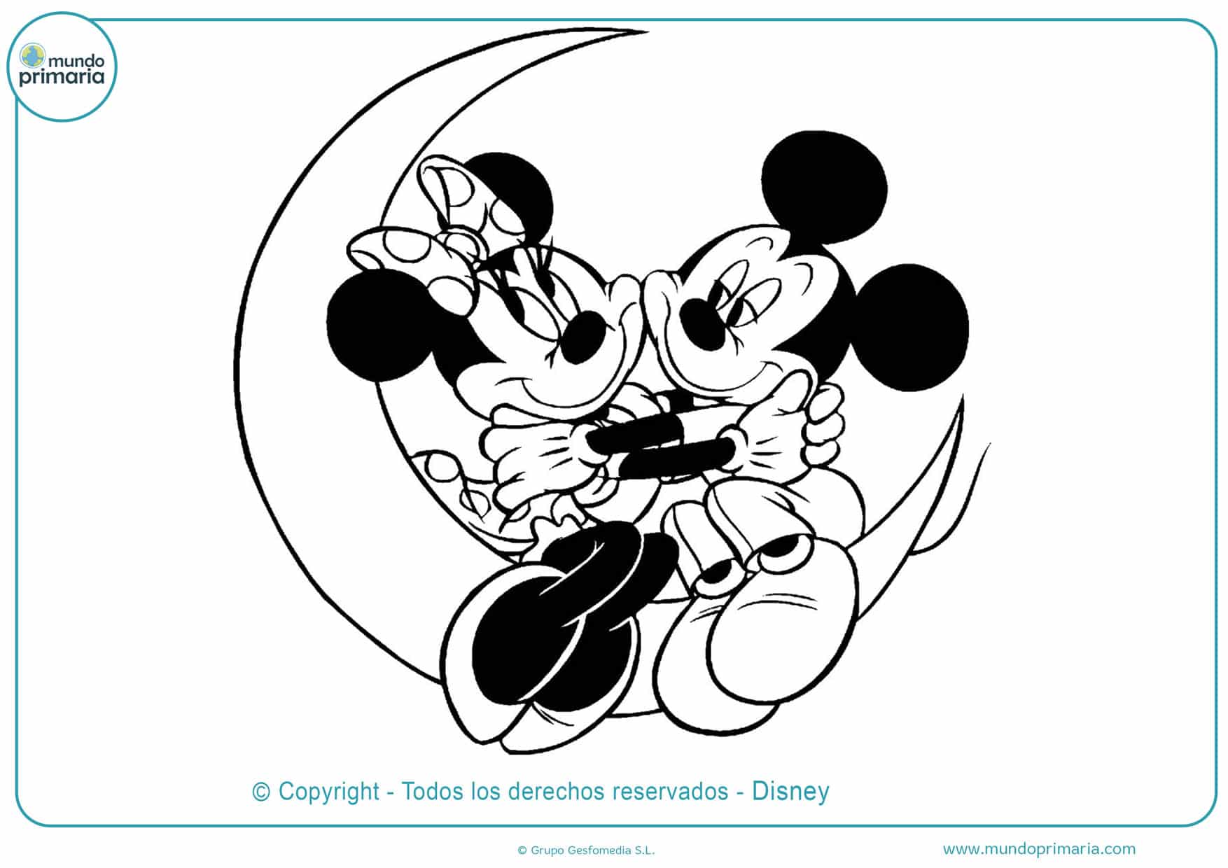 ❋ Dibujos de Mickey Mouse para Colorear ➔ Imprimir