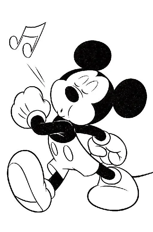 Dibujos Disney para colorear-Mickey Mouse | Contuspropiasmanos.