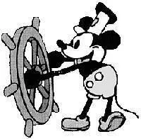  ... de los primeros dibujos de Mickey Mouse, de Walt Disney