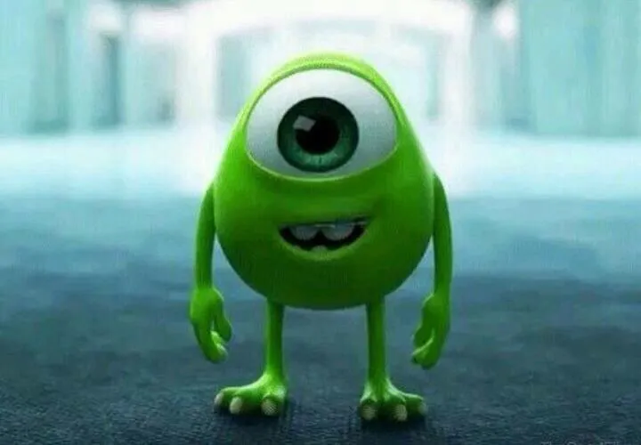 Mike Wazowski bebé. Imágenes animadas e invitaciones para imprimir ...