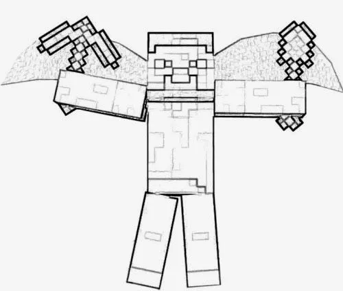 Dibujos de Minercraft para Colorear / Pintar : Best Free Games ...