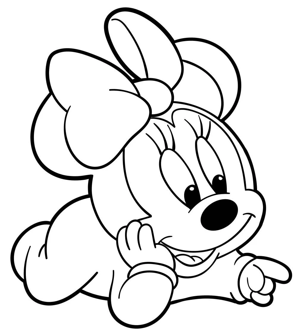 ▷ Dibujos de Minnie Mouse para colorear - Colorear24.com